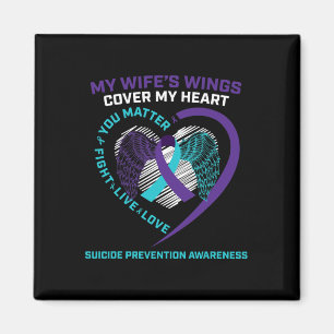 Suicide Awareness Vrouw Gift Loving Memory Zelfmoo Magneet