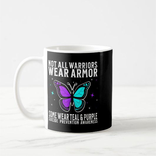 Suicide Awareness Warrior Suicide Prevention Aware Koffiemok (Links)