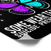 Suicide Awareness Warrior Suicide Prevention Aware Poster (Hoek)