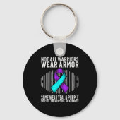 Suicide Awareness Warrior Suicide Prevention Aware Sleutelhanger (Voorkant)
