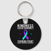 Suicide Awareness Warrior Suicide Prevention Aware Sleutelhanger (Voorkant)
