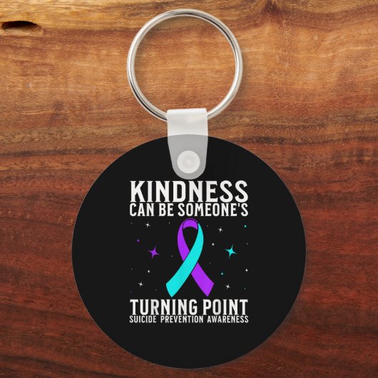 Suicide Awareness Warrior Suicide Prevention Aware Sleutelhanger (Voorkant)