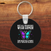 Suicide Awareness Warrior Suicide Prevention Aware Sleutelhanger (Voorkant)