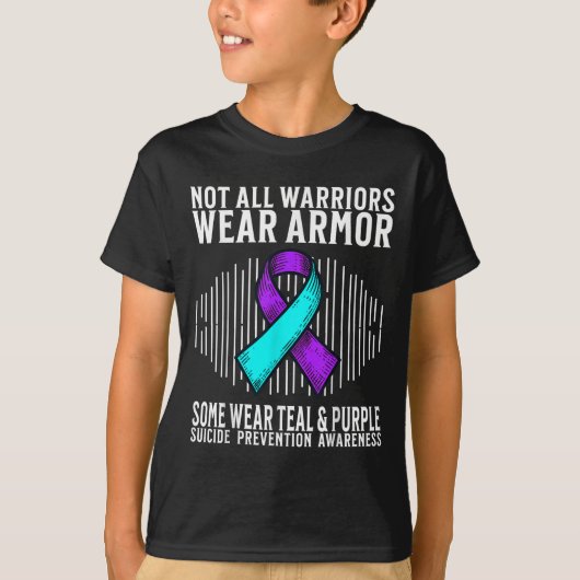 Suicide Awareness Warrior Suicide Prevention Aware T-shirt (Voorkant)