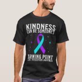 Suicide Awareness Warrior Suicide Prevention Aware T-shirt (Voorkant)