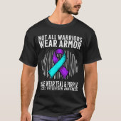 Suicide Awareness Warrior Suicide Prevention Aware T-shirt (Voorkant)