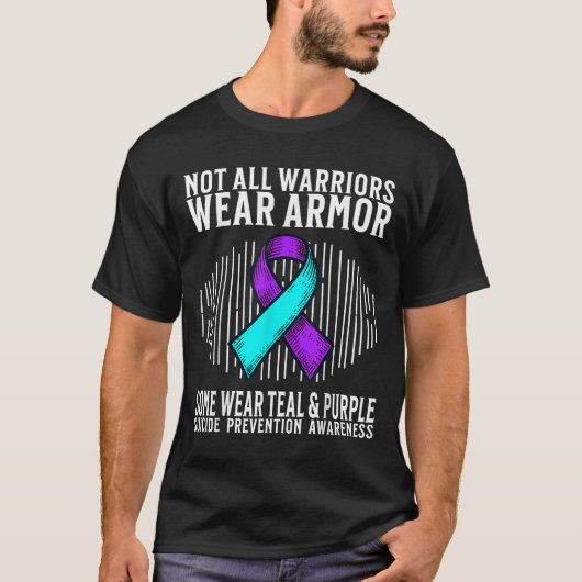 Suicide Awareness Warrior Suicide Prevention Aware T-shirt (Voorkant)