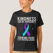 Suicide Awareness Warrior Suicide Prevention Aware T-shirt (Voorkant)