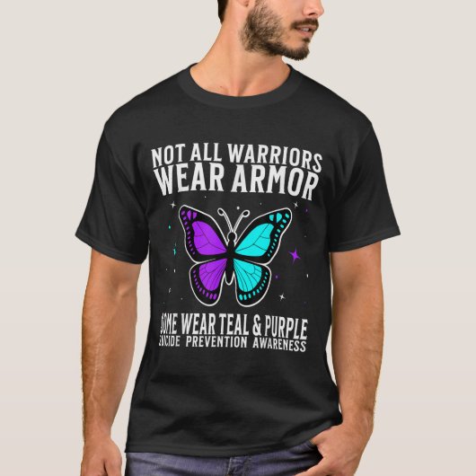 Suicide Awareness Warrior Suicide Prevention Aware T-shirt (Voorkant)