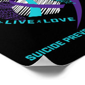 Suicide Awareness Zuster Loving Memory Preventie Poster (Hoek)