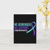 Suïcide Bewustzijn Maand Geestelijke Gezondheid We Kaart (Gele Bloem)