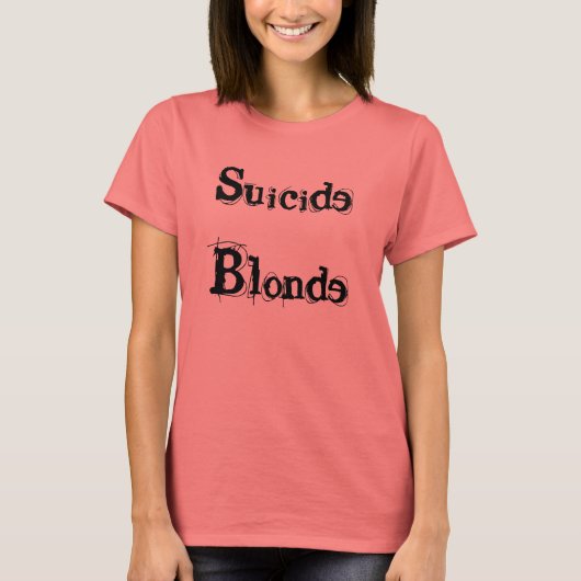 Suicide Blonde T-shirt (Voorkant)