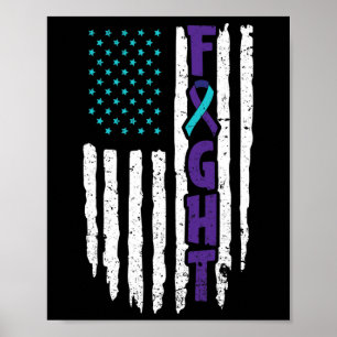 Suicide Depression Design voor een preventie Aware Poster