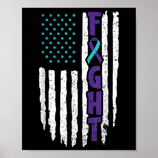 Suicide Depression Design voor een preventie Aware Poster (Voorkant)