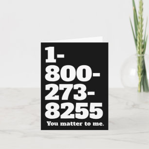 Suicide Hotline-nummer geestelijke gezondheidsvoor Kaart