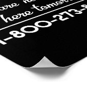 Suicide Hotline - Zelfmoordbewustzijn en -preventi Poster (Hoek)