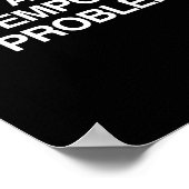 SUICIDE IS EEN PERMANENTE OPLOSSING VOOR EEN TIJDE POSTER (Hoek)