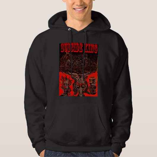 SUICIDE KING HOODY (Voorkant)