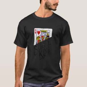 Suicide King Of Hearts Spelen Kaart Poker T Shirt
