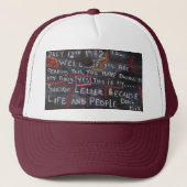 SUICIDE LETTER TRUCKER PET (Voorkant)