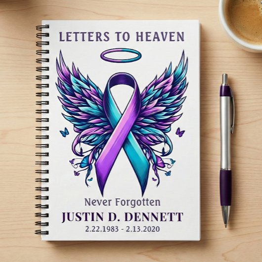 Suicide Loss Letters to Heaven Grief Journal Diary Notitieboek