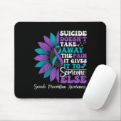 Suicide Pain Sunflower Suicide Prevention Awarenes Muismat (Met muis)