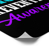 Suïcide Preventie Dag Bewustzijn Suïcide Poster (Hoek)