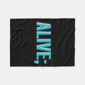 Suicide Prevention Alive _ I For Suprters Fleece Deken (Voorkant (Horizontaal))
