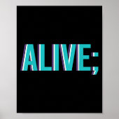 Suicide Prevention Alive _ I For Suprters  Poster (Voorkant)