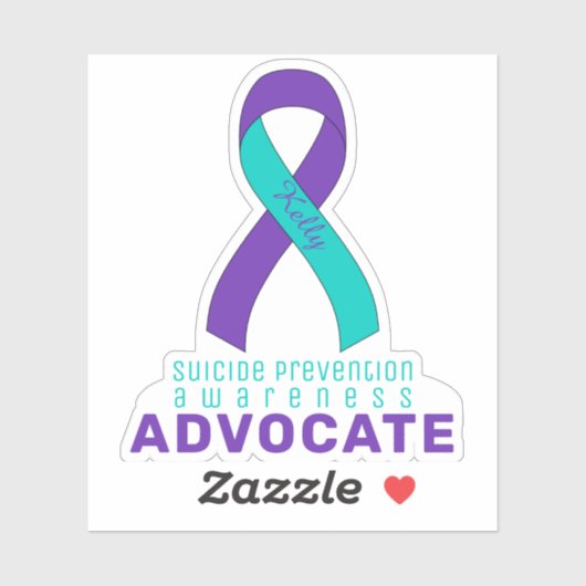 Suicide Prevention Awareness Advocate Vinyl Sticker (Vel)