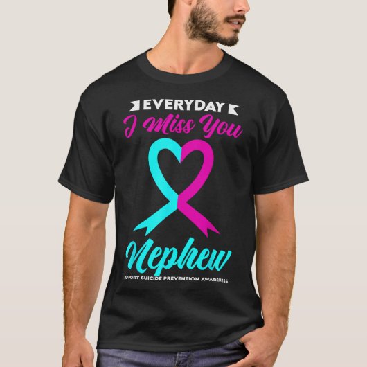 Suicide Prevention Awareness Aunts  T-shirt (Voorkant)