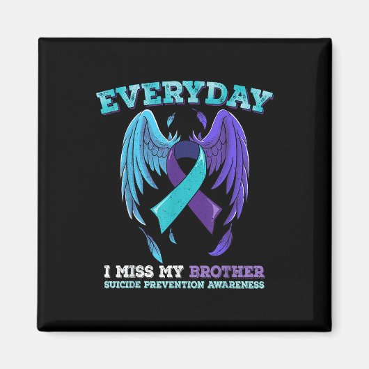 Suicide Prevention Awareness Brother Magneet (Voorkant)