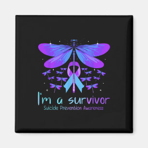 Suicide Prevention Awareness Butterfly Geen verhaa Magneet