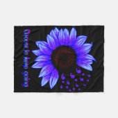 Suicide Prevention Awareness Choose To Keep Going  Fleece Deken (Voorkant (Horizontaal))