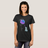 Suicide Prevention Awareness Flower Elephant T-shirt (Voorkant volledig)