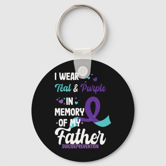 Suicide Prevention Awareness In Memory Of Father Sleutelhanger (Voorkant)