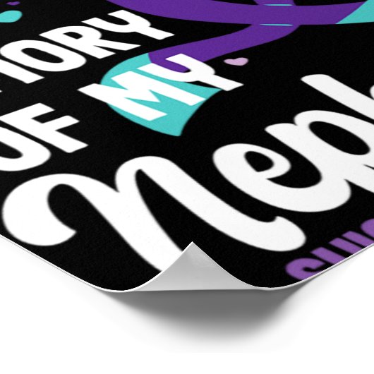 Suicide Prevention Awareness In Memory Of Nephew  Poster (Hoek)