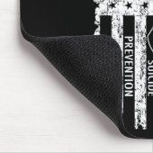 Suicide Prevention Awareness Lint Vlag Muismat (Hoek)