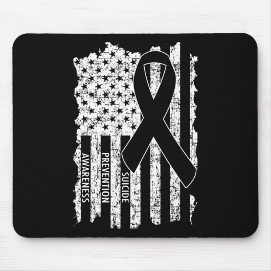 Suicide Prevention Awareness Lint Vlag Muismat (Voorkant)