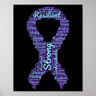 Suicide Prevention Awareness Maand Lint met STR Poster
