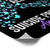 Suicide Prevention Awareness Month Butterflies Tea Poster (Hoek)