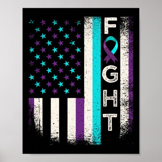 Suicide Prevention Awareness Month is een Amerikaa Poster (Voorkant)