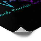 Suicide Prevention Awareness Month Semicolon Heart Poster (Hoek)