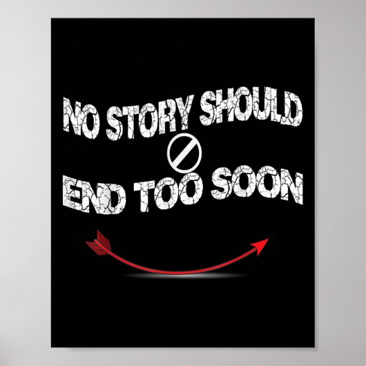 Suicide Prevention Awareness ,no Story Should End  Poster (Voorkant)