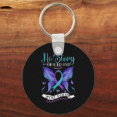 Suicide Prevention Awareness - No Story Should End Sleutelhanger (Voorkant)