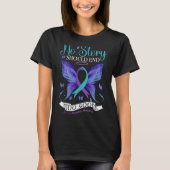 Suicide Prevention Awareness - No Story Should End T-shirt (Voorkant)