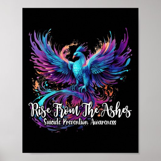 Suicide Prevention Awareness PACUTE SS Schattigee  Poster (Voorkant)