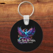 Suicide Prevention Awareness Phoenix stijgt uit de Sleutelhanger (Voorkant)