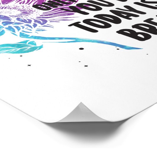 Suicide Prevention Awareness Purple And Teal  Poster (Hoek)