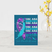 Suicide-prevention Awareness-sitive-motivational-s Kaart (Gele Bloem)